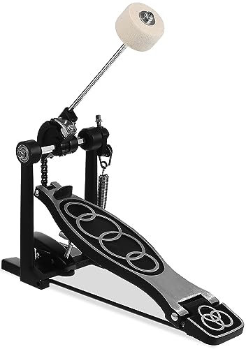 Milisten Pedale Singolo Per Grancassa Accessorio Professionale Per Batteria Con Design Antiscivolo e Alta Stabilità Per Pratica e Performance Facile Da Usare e Compatibile Con La Maggior