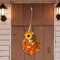 OXFUZZ Herbstkranz für Haustür, Herbst Ahorn Gnom Vordertürbügel, Herbst -Türkranz -Dekorationen, hängende Herbstgirlande für Herbst Ernte Thanksgiving Halloween Wohnheimdekoration