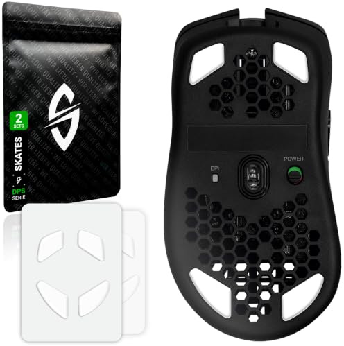 SensoryBoost DPS Glides (2 Sets) – kompatibel mit Glorious Model D | SPEED – Mouse Skates für ultraschnelles, reibungsarmes Gleiten mit abgerundeten Kanten – Ersatz-Mausfüße aus PTFE