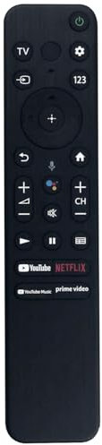 RMF-TX800P Voice Replacement Remote for Sony TV KD-65X80K KD-75X80K KD-43X81K KD-43X85K KD-50X85K KD-55X85K KD-65X85K KD-75X85K KD-85X85K XR-55A80K XR-65A80K XR-77A80K XR-55X90K XR-65X90K XR-75X90K