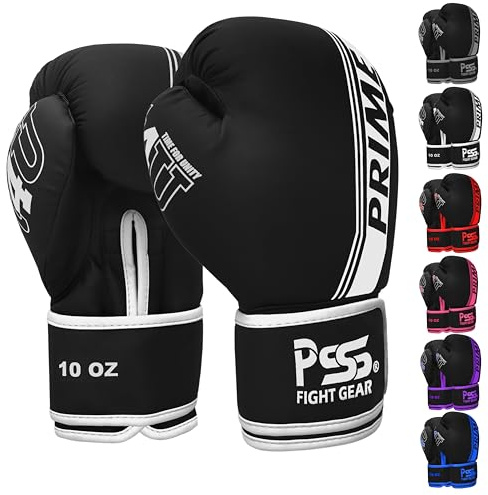 PSS T4U Boxhandschuhe Kinder Teenager 3 bis 14 Jahre 4oz 6oz 8oz 10oz Jungen Mädchen Blau Rot Weiß Grau Rosa Violett Muay Thai Kickboxen Englisches Boxen Größe 4 5 6 7 8 9 10 11 12 13 14 Jahre