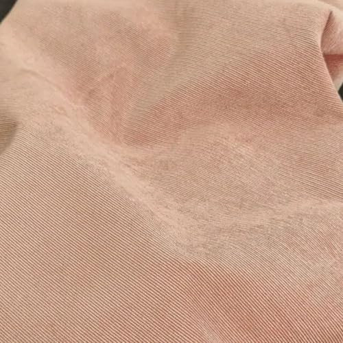 Tissu Velours Côtelé Milleraies 10 Coloris - Vendu au Mètre - 240g/m² Oeko-Tex® 97% Coton 3% Élasthanne Largeur 145cm (Vieux Rose)