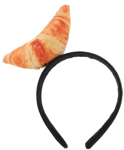 Holibanna Mini-Food-Hut-Stirnband Brotform Haarreifen Neuartiger Lebensmittel-Kopfschmuck Lustiges Cosplay Für Halloween Weihnachten Kostüm Partyzubehör