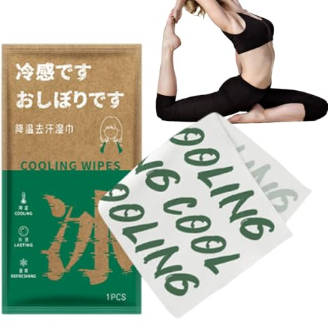 Refreshing Face Wipes, Travel Size Body Wipes | Portable Cooling Wipes for Summer Festival Picnic Running Cycling Hiking Outdoor Activities