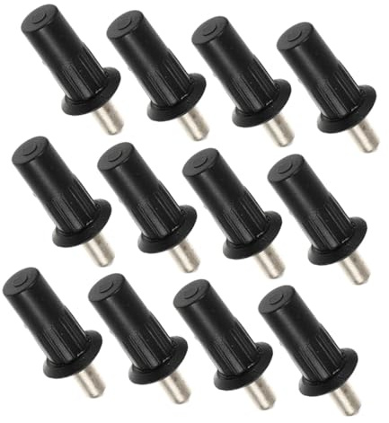 Gatuida 100pcs Black Shutter Pins Plantation Shutter Repair Kit for Tracks and Catches Window Slat Replacement Easy Installation Home Improvement Tool