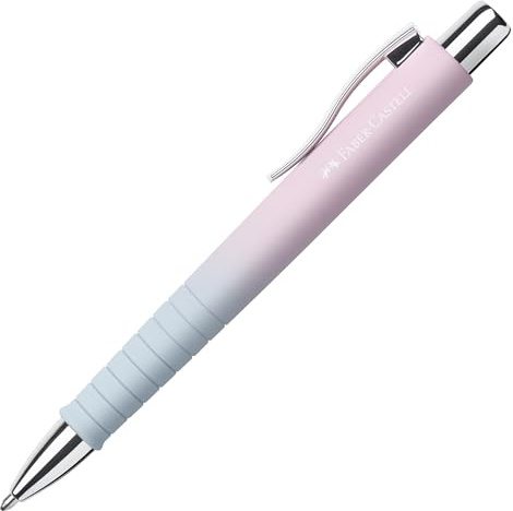 Faber-Castell - Kugelschreiber Poly Ball Blushing Sky | Druckkugelschreiber mit ergonomischer Dreikantform, XB Mine und dokumentenechter Tinte für Schule und Büro