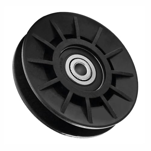 SENRISE V-Spannrolle, Umlenkrolle, kompatibel mit Craftsman Husqvarna AYP C20H42YT PB20H42LT PB20H46LT ersetzt 194326 und 532194326 (schwarz)
