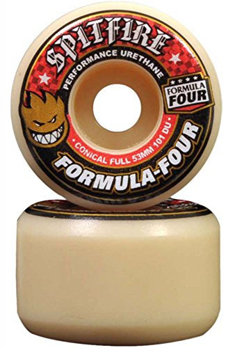 Spitfire F4 101D CONCL Full Spiel-4 Räder für Skateboard Unisex Erwachsene, Mehrfarbig
