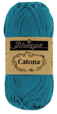 Scheepjes - Scheepjes Catona 400 Petrol Blue Yarn - 1x50g