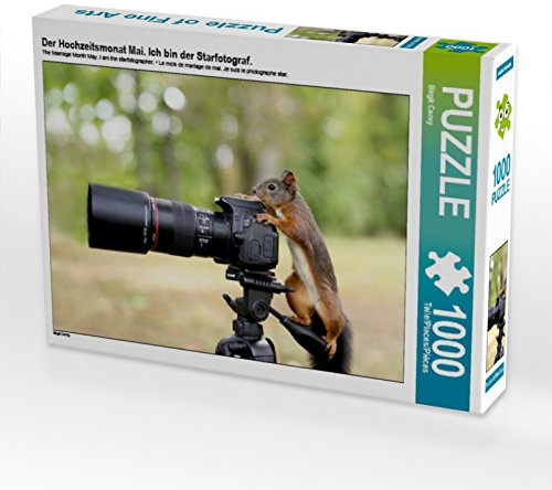 CALVENDO Puzzle Der Hochzeitsmonat Mai. Ich Bin der Starfotograf. | 1000 Teile Lege-Größe 64 x 48 cm Foto-Puzzle für glückliche Stunden