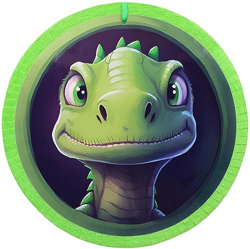 MagicPinatas Pinata Duno – Dinosaurier Pinata für Jungen zum Geburtstag – Befüllbare Drache Piñata mit Süßigkeiten & Spielzeug – Geschenkfertig in Zellophan verpackt –Partydeko für Kinder & Erwachsene