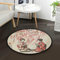 Mnsruu Japanische Kirschblüte Blume Geisha Girl Vintage Artwork Rund Bereich Teppich für Wohnzimmer Schlafzimmer 91,4 cm Durchmesser (92 cm)