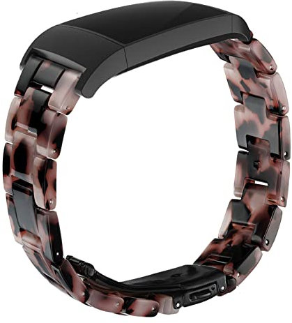 Wongeto Resin-Bänder, kompatibel mit Fitbit Charge 4/Charge 3 und Charge 3 SE-Band, Ersatz-Handgelenk-Zubehör, roségoldene Schnalle, Fitness-Bänder, Armbänder für Damen und Herren (grau)