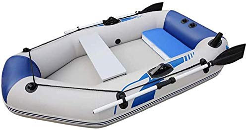 JWCN 2M Thicken Schlauchboot Set Outdoor Rafting 280 kg PVC-Material mit Ruderseil und Luftpumpe aushalten-Blau Uptodate