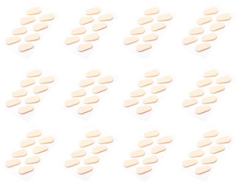 48 paires Lunettes Nez Pads Mousse souple, Adhésif Plaquettes de nez Antidérapant, protège le maquillage et réduit la charge nasale - 1,0 mm Nose Pads