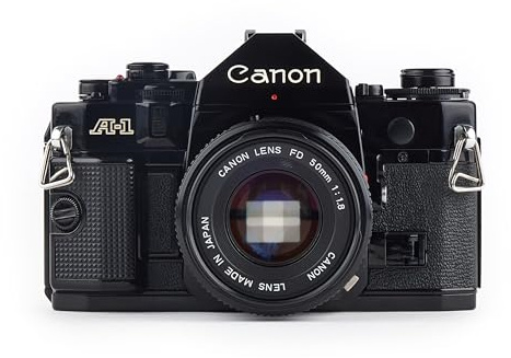 Canon A-1 A1 35MM SLR Film Camera with 50mm 1.8 Canon Lens (Renewed)