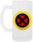 VENDAX X-Logo Bicchiere Birra Tazza Glass Beer Mug Cup