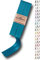 Sandras-Bastelladen Schrägband/Einfassband Satin gefalzt 2m x 20mm 298-Türkis