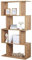 RICOO Regal 140 x 70 x 30cm, Standregal Eiche braun WM074-EG Spannplatte aus Holz, Bücherregal Wandregal, Regale & Ablagen, schmales Regal, Büroregal, kleines Regal schmal, Büro Bücherregale