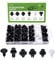 Litorange 95 Pcs Car Trim Clips, 6 Types of Car Retainer Clips Rivets Mounting Kit for Car Door Bumper Panel Trim Fender Liner Sealing Strip Fixed Clips Fasteners