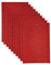 Jtnohx Glitzer Filz, 10pcs Glitzerstoff für Handwerk, 20 x 30 cm Filz zum Basteln Glitzer, Filzstoff Quadrat für Party Projekt Urlaub Festival(Rote)