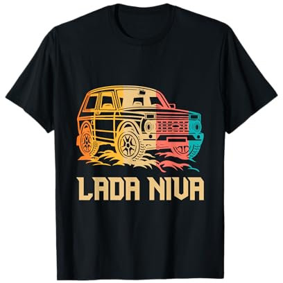 Lada Niva 4x4 Offroad Russland Geschenk T-Shirt