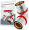 Winkelverbinder PEX-Pressfittings 32 x 32 Heizung Sanitärsysteme Messing Stahl EPDM O-Ringe Perfekte Dichtigkeit Heizungs- Sanitär- Trinkwasserinstallation
