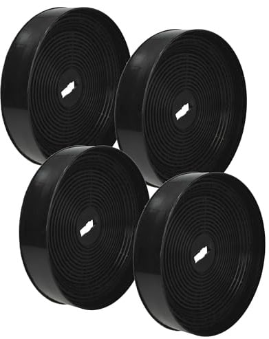 vhbw 4x Filter Aktivkohlefilter kompatibel mit MAN Corona | Jupiter, Leo, Mini, Mix, Optima, Triton, Turbo, Vela, Vertical Dunstabzugshaube