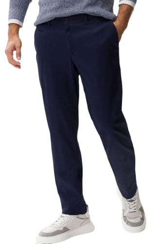 BRAX Herren Chinohose Fabio - Mid Waist - Regular Fit - Blau Beige Schwarz