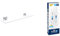 Grohe Start Cube - Glasablage (Stichmaß: 380 mm, verdeckte Befestigung, Material: Glas/Material), Chrom, 41109000 + Kleber- Set für BadAccessoires