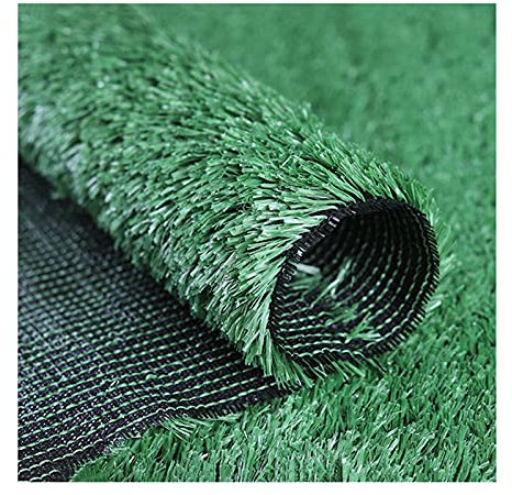 Gazon Artificiel extérieur de 15 mm, Tapis de Gazon synthétique Vert imperméable et antidérapant Haute densité (2 × 1 m)