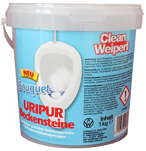 Uripur Bouquet Beckensteine für Urinale, Toilette usw. 2 x 1 kg