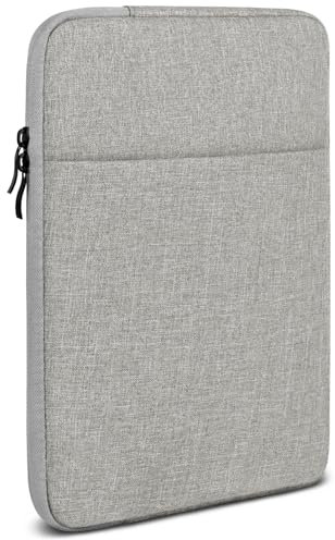 moex Case for Microsoft Surface Laptop Go 2 - Laptop Bag with Compartment for Accessories, Notebook Sleeve Protective Case Minimalist with Zip, Laptop Sleeve Waterproof, Grey