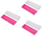 minkissy 3St Reiseetui für elektrische Zahnbürsten Zahnbürstenhalter für Camping travel Toothbrush case reisezahnbürste etui Zahnbürste Fall Reiseetui für Zahnbürsten tragbar Rosa