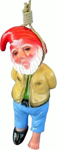 Generisch Gartenzwerg erhängt