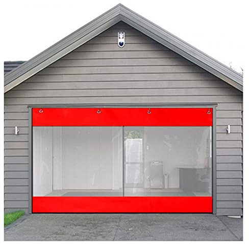 Outdoor Transparent Pergola Curtain for Garage Balcony Rain Customizable Size 2x2.5m