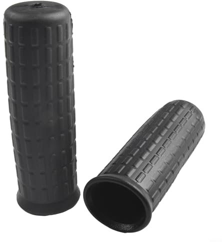 FACULX 1 Paar Gummi-Schubkarrengriff-Abdeckung, rutschfeste Gummigriffe, runde Rohre, Ersatzzubehör für Hofwagen (122 x 32 mm)