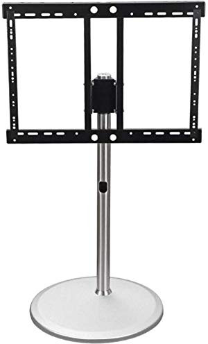 Soporte de TV de Mesa Giratorio Universal Soporte de Piso de TV pequeño de Acero Inoxidable para televisores de 32 70 Pulgadas Soporte de Piso de TV Negro Led con Ruedas Ruedas U