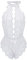 Offerte Intimo Donna Sexy Reggiseno Balconcino Pizzo Completo Elegante Push Up Sportivo Sostegno Forte Senza Imbottitura Coppe per Uncinetto (A1-Bianco, S)