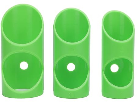 3 PCs Schaumrohrschneider mit mehreren Guides und Sicherheitsschutz für präzise einfache Rohrisolierung Schneiden nach Hause Konstruktion DIY -Projekte (Grün)