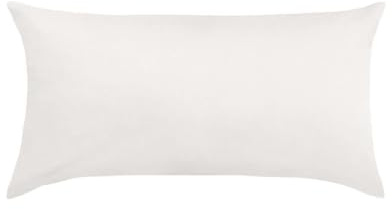 Traumschlaf Uni Mako-Satin Kissenbezüge im 2er Set 100% Baumwolle mit Reißverschluss 2X Kissenbezug 40x80 cm, Weiss