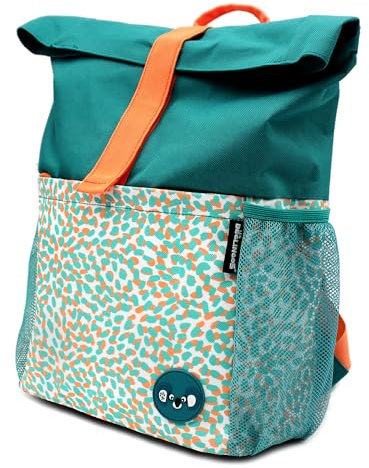 LES DEGLINGOS - Sac à dos Rolltop ajustable - Garçon et Fille 3 ans et plus - Poche Zippée intérieur - Sac pour le sport, sortie ou weekend