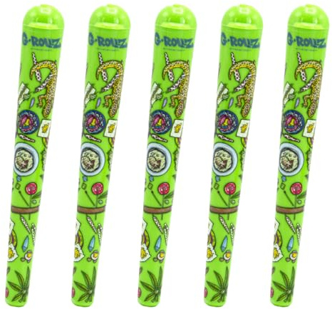 Lot de 5 tubes de transport - Étui de protection solide pour cigarettes