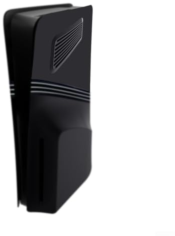 RiseNova Custodia protettiva ABS per PS5 Pro (nero) | Piastra frontale personalizzata con fori di raffreddamento, guscio console resistente agli urti
