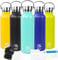 BOGI Insulated Water Bottles with Straw-600ml Stainless Steel Water Bottle Metal Water Bottles,BPA Free Leakproof Reusable Water Bottle with 2Lids,Sports Gym Water Bottle for Kids Girls Boys-Aqual