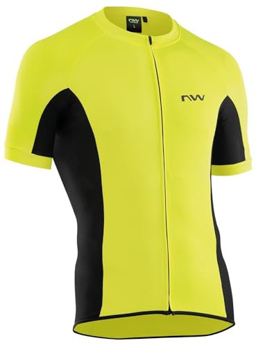 Northwave Force Maglia Maniche Corte Ciclismo MTB Giallo XXL