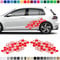 Auto-Dress® Aufkleber Set/Dekor in Wunschfarbe - Motiv: Waben (Schwarz-Glanz)