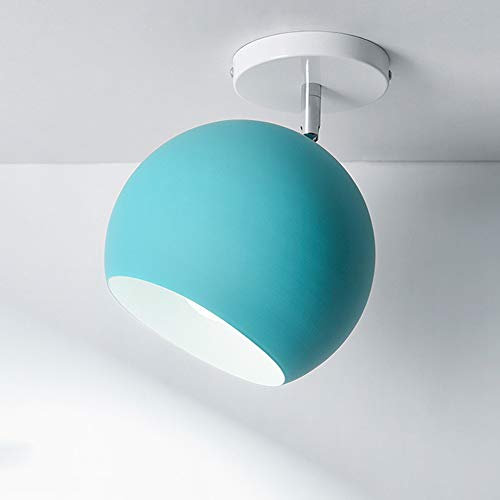 Chao Zan E27 Gang Deckenleuchte,Deckenleuchte Modern Deckenlampe Drehbares Design Deckenspots Wohnzimmer Esstisch Schlafzimmer Flur Nachttischlampe Balkon Eingang Café Decken Beleuchtung (Blau)