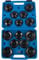 CLICLED Set da 14 pezzi chiave a tazza filtro olio motore auto smontaggio rimozione