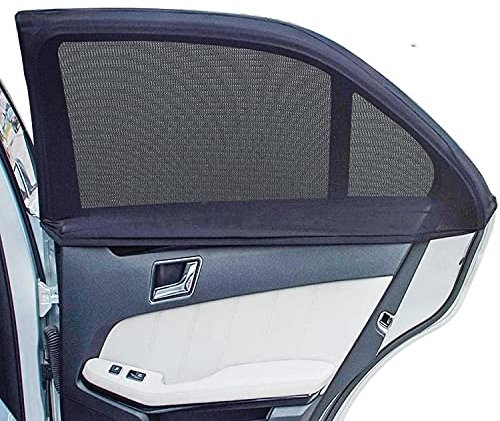 Voarge 2 Pack Car Window Shades,Covers Rear Side Windows,Car Sun Shade Blocking Car Mosquito Net for Baby,120 * 50cm Fits 98% Cars